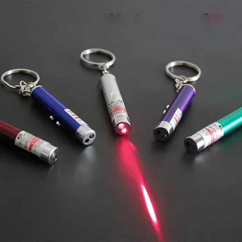 2 in 1 LED Laser Pet Cat Toy Outdoor Cat Guidance Training Toy Funny Cat Chaser Toys Mini Laser Flashlight Cat Accessories