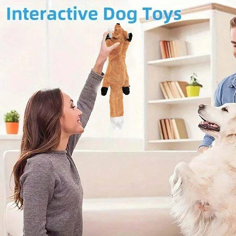 Dog Toys Plush Sounding Animal Holster Toys Pet Toys Chewing Teething Toys Bite Resistant Vocal Pet Products